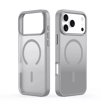 Dux Ducis Θήκη YIND PC+TPU με MagSafe για Apple iPhone 17 Pro Γκρι