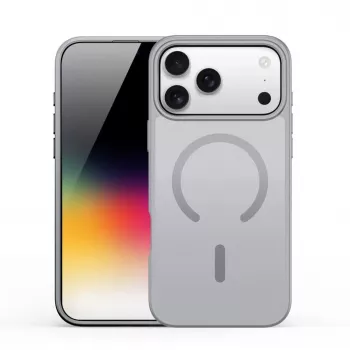 Dux Ducis Θήκη YIND PC+TPU με MagSafe για Apple iPhone 17 Pro Γκρι