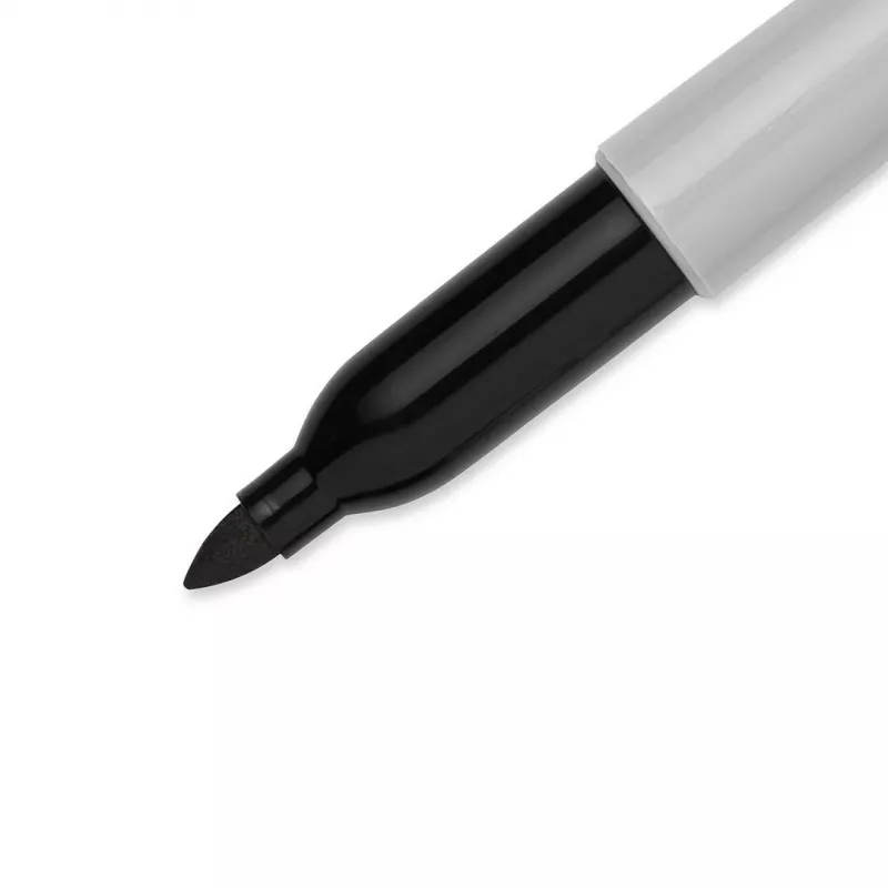 DYMO Sharpie μαρκαδόρος μόνιμος λεπτής μύτης μαύρος (συσκευασία 2 τεμ.)