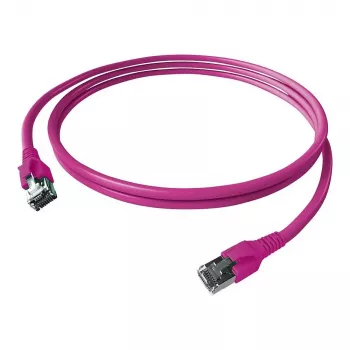 EASYLAN FlexBoot Cat.6 S/FTP Καλώδιο patch, Μωβ, 1,0 m