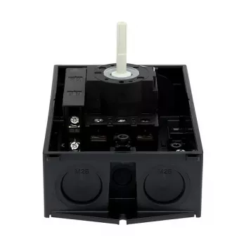 Eaton P1-25/I2/SVB/HI11 25A 3-πολικός κεντρικός διακόπτης με διακόπτη έκτακτης ανάγκης, επιτοίχια τοποθέτηση, IP65, κόκκινο/κίτρινο