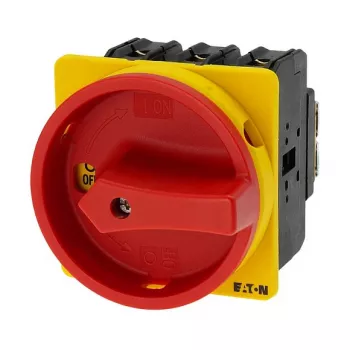Eaton P3-63/EA/SVB κεντρικός διακόπτης 63A 3πολικός διακόπτης έκτακτης ανάγκης χωνευτός κόκκινο/κίτρινο