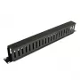 Eaton Tripp Lite Series Rack Enclosure Οριζόντιος Διαχειριστής Καλωδίων (Finger Duct) 1URM - Μαύρο - 1U - 19 ίντσες