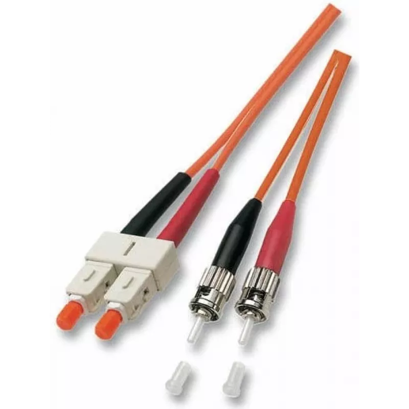 EFB Duplex Καλώδιο patch οπτικών ινών SC-ST OM3 50/125µm LSZH Aqua 5m