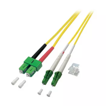 EFB Καλώδιο patch Duplex LC/APC-SC/APC OS2 G652D 10m LSZH 2mm Κίτρινο