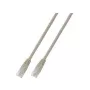 EFB Καλώδιο Patch RJ45 Cat.6 U/UTP PVC CCA 1m Γκρι
