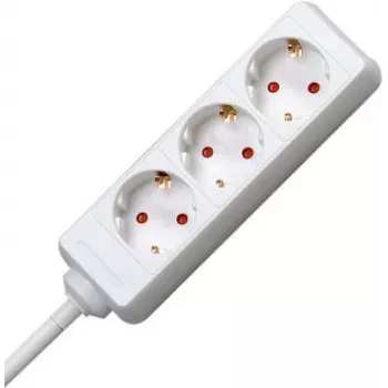 EFB Electronics Πολύπριζο 3x Schuko CEE 7/7 1,5m Μαύρο