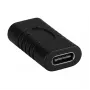 EFB Electronics USB 3.2 Type-C adapter, Type-C θηλυκό - Type-C θηλυκό, μαύρο