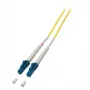 EFB-Elektronik ECOFIBER Simplex LC-LC Καλώδιο patch μονότροπης οπτικής ίνας, G.657.A2, 0,5 m, 2,0 mm, κίτρινο, 9/125 µm