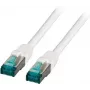 EFB-Elektronik Καλώδιο Patch RJ45 Cat.6A S/FTP LSZH Λευκό 0,5m