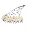 EFB Elektronik O1022.2 σετ pigtail οπτικής ίνας SC μονορυθμικό 9/125 µm OS2, 12 χρώματα, 2 m