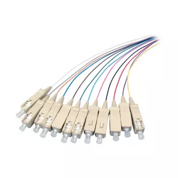 EFB Elektronik SC Singlemode καλώδιο οπτικής ίνας, Duplex 9/125µm, 1m, LSZH, κίτρινο