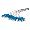 EFB Fiber Optic Pigtail SC OS2 G657A2 Σετ 12 χρωμάτων 2m