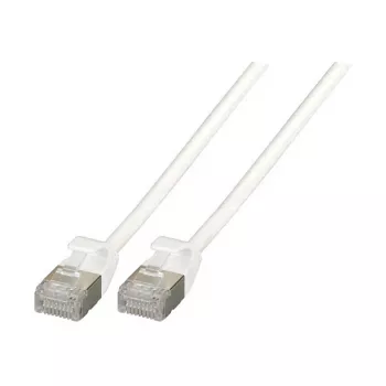 EFB Καλώδιο Patch RJ45 Cat.6A U/FTP TPE 4mm Ultraflex Λευκό 0,25m