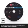 Einhell 230 x 2,0 mm λεπτοί δίσκοι κοπής για γωνιακό τροχό, συσκευασία 10 τεμ. 711524