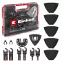 Einhell 708135 XL-PLUS-CASE BiM HSS Σετ Αξεσουάρ Πολυεργαλείου, 10 Τεμάχια