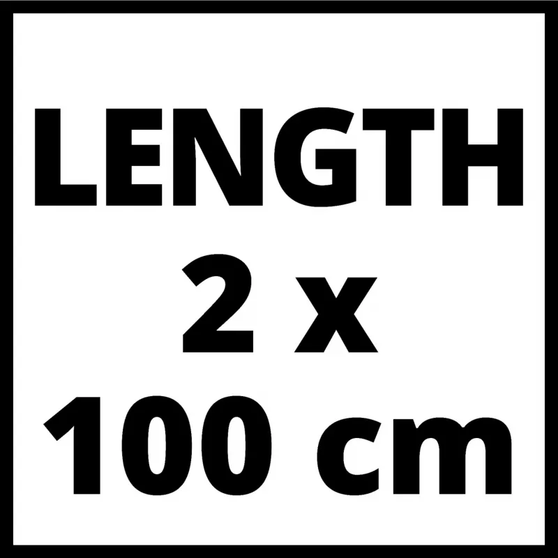 Einhell Οδηγός ράγα αλουμινίου 2x1000mm (4502118)