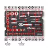Einhell E-Case Σετ εργαλείων μηχανικού 201 τεμαχίων (Χάλυβας χρωμίου-βαναδίου, στοιβαζόμενο) (370513)
