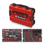 Einhell E-Case Σετ εργαλείων μηχανικού 201 τεμαχίων (Χάλυβας χρωμίου-βαναδίου, στοιβαζόμενο) (370513)