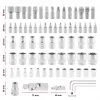 Einhell E-Case Σετ Εργαλείων 92 τεμ. (370514) - Χάλυβας Χρωμίου-Βαναδίου, Μαύρο/Κόκκινο