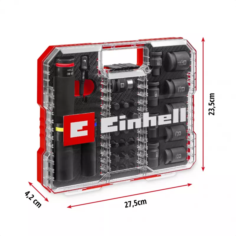 Einhell Impact Bit and Socket Set 1/2 inch 32 Τεμ. σε Θήκη XL