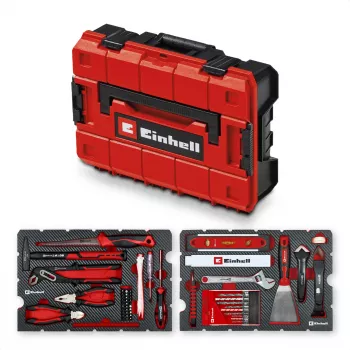 EINHELL-KWB E-Case Σετ εργαλείων ανακαίνισης, 78 τεμ. (Μαύρο/Κόκκινο)