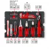 EINHELL-KWB E-Case Βαλιτσάκι Εργαλείων Μετακόμισης, 79 τεμ. (Μαύρο/Κόκκινο)