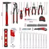 EINHELL-KWB E-Case Βαλιτσάκι Εργαλείων Μετακόμισης, 79 τεμ. (Μαύρο/Κόκκινο)