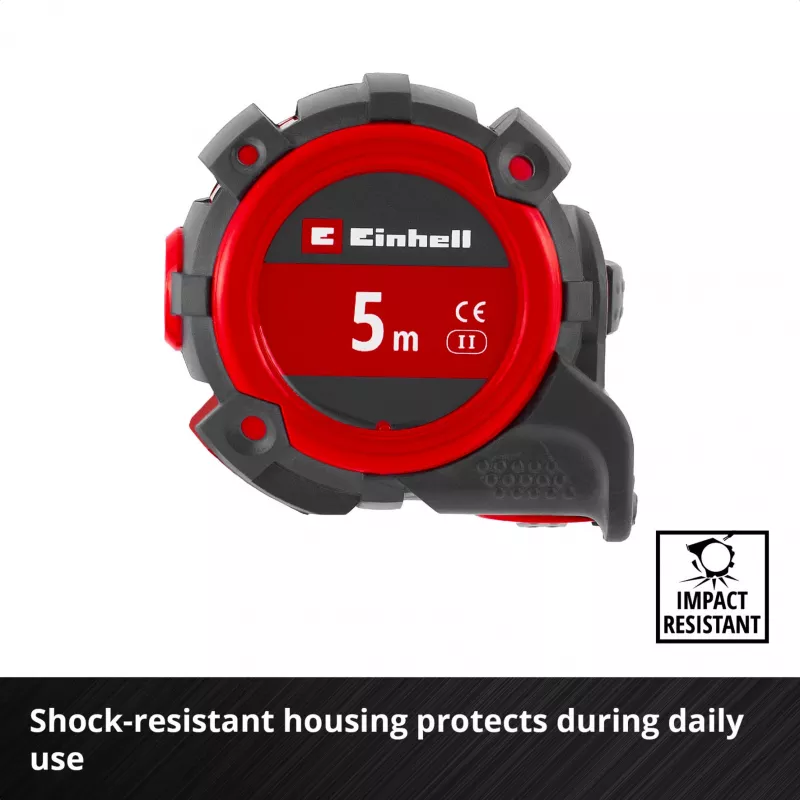 EINHELL-KWB Μεζούρα, 5 m (Μαύρο/Κόκκινο)