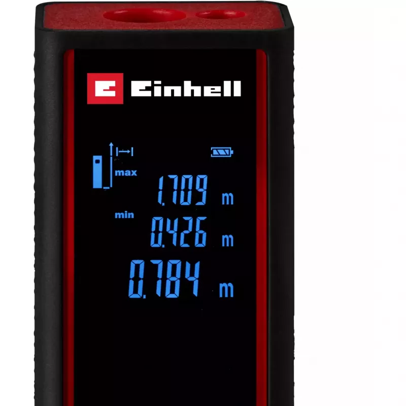 EINHELL Αποστασιόμετρο Λέιζερ TC-LD 30 R (Μαύρο/Κόκκινο, 5 cm - 30 m)