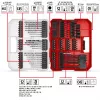 EINHELL XL-CASE Σετ Μυτών Κρούσης και Τρυπανιών, 95 τεμ., Σετ Τρυπανιών & Μυτών