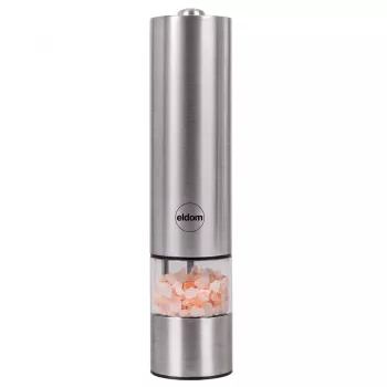 ELDOM ηλεκτρικός μύλος MP24 Grind πιπέρι, αλάτι - ασημί