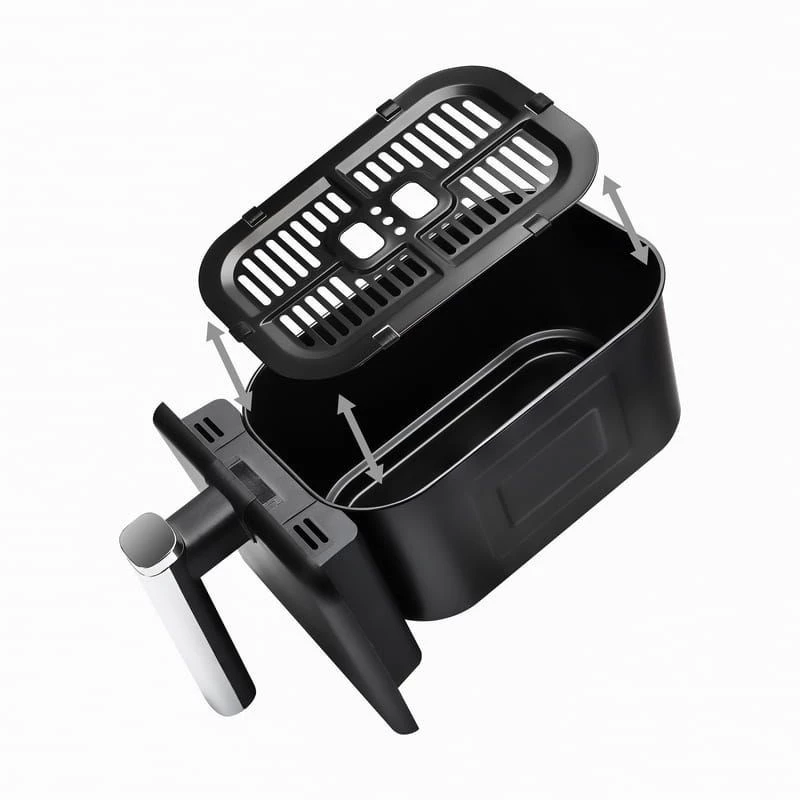 ELDOM FR200 φριτέζα θερμού αέρα, 9 L, 2200 W, Dual Drawer