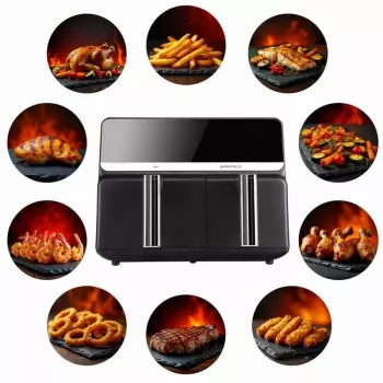 ELDOM FR200 φριτέζα θερμού αέρα, 9 L, 2200 W, Dual Drawer