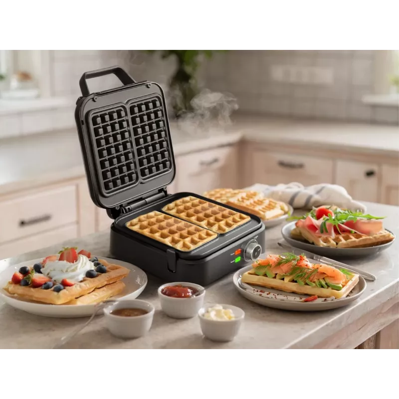 ELDOM WA900 Βάφλας 1200W Μαύρο