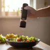 ELDOM ZMP5 Σετ μύλου αλατιού και πιπεριού με μπαταρία με βάση, μαύρο