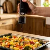 ELDOM ZMP5 Σετ μύλου αλατιού και πιπεριού με μπαταρία με βάση, μαύρο