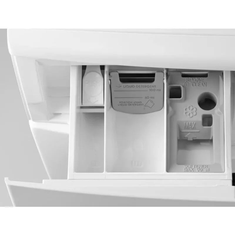 Electrolux EW2F528WP Μπροστοφόρτωτο πλυντήριο ρούχων, 8 kg, 1200 U/min, Λευκό