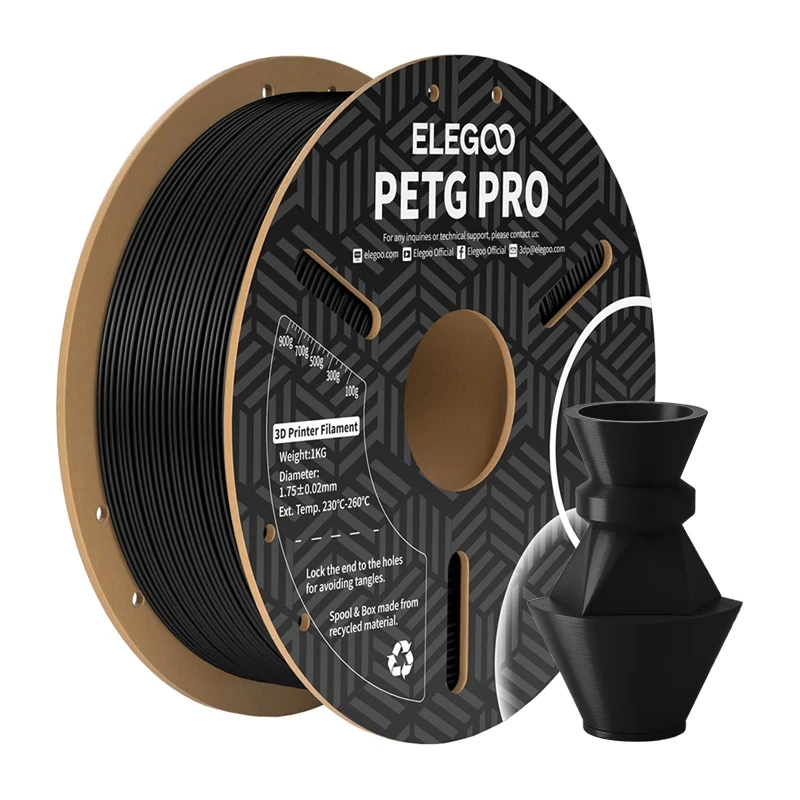 ELEGOO PETG Pro Νήμα (Black) 1,75mm 1kg