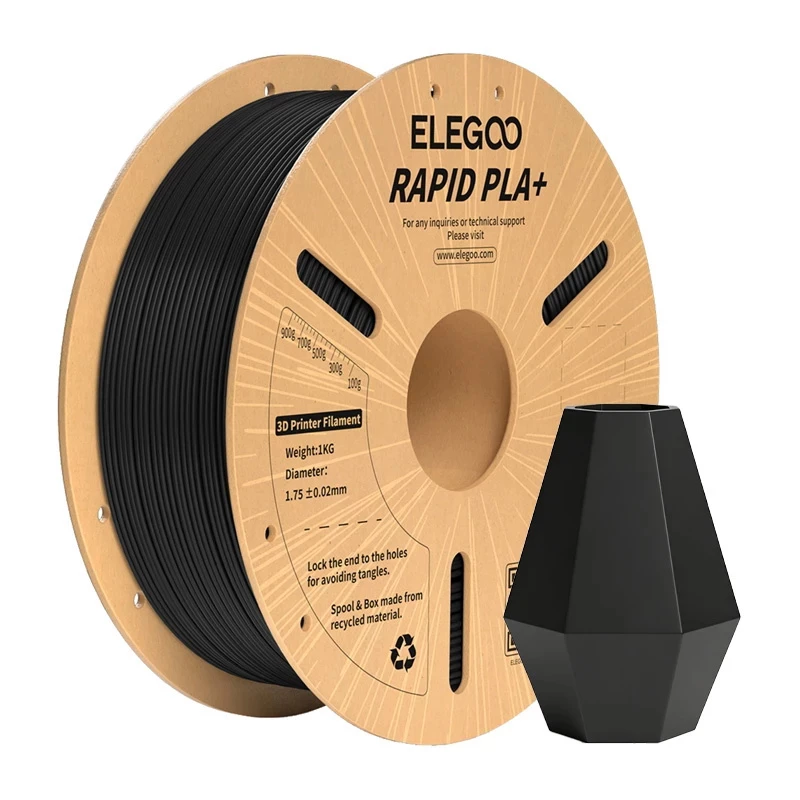 ELEGOO Rapid PLA+ Νήμα (Μαύρο)