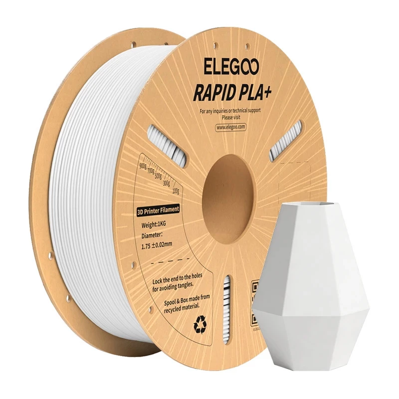 ELEGOO Rapid PLA+ Filament (λευκό) 1,75 mm 1 kg