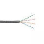 EMITER EmiterNet Εξωτερικό καλώδιο UTP Cat5e PVC+PE Συμπαγής χαλκός 4x2x0,5mm Μαύρο