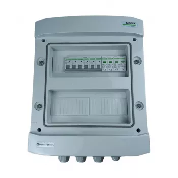 EMITER Ερμητικό στεγανό κουτί διανομής AC IP65 με προστασία υπέρτασης Noark Τύπου 2, 2x25A 3-φασικό