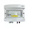 EMITER Πίνακας διανομής με προσαρτημένο DCAC Hermetic IP65 EMITTER με Noark 1000V Τύπου 1+2 απαγωγέα υπέρτασης DC, 1 x PV-String, 1 x MPPT // ως άνω AC Noark Τύπου 1+2, 10A 3 φάσεων
