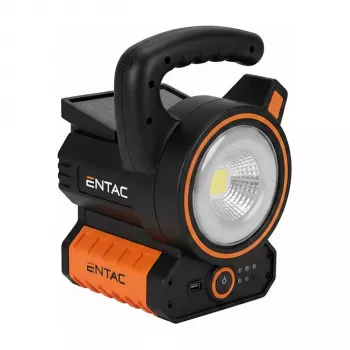 ENTAC LED Φωτιστικό εργασίας Solar με Powerbank