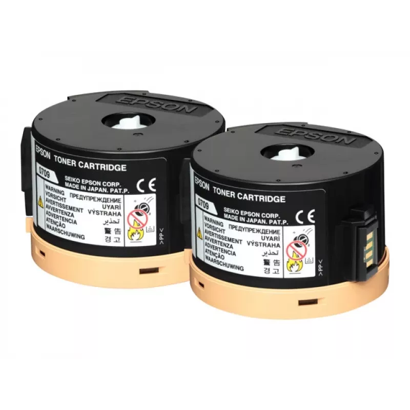 Epson 0710 - Συσκευασία 2 τεμ. - Υψηλή Χωρητικότητα - Μαύρο