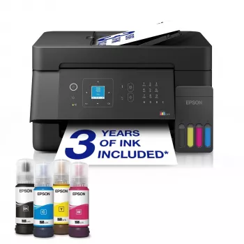 Epson EcoTank ET-4900 Πολυμηχανήματος Εκτυπωτής Inkjet - Εκτύπωση, Σάρωση, Αντιγραφή, Φαξ - A4 - Wi-Fi, Ethernet, USB - Duplex - ADF - Έγχρωμη Οθόνη Αφής LCD