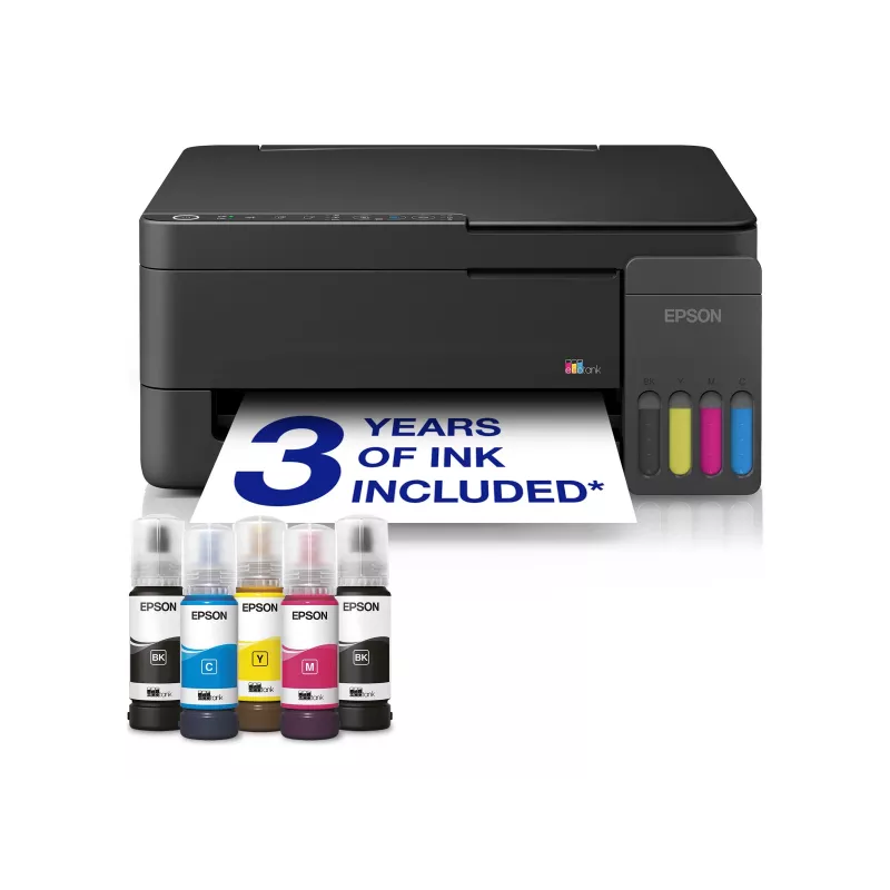 Epson EcoTank L3350 Έγχρωμος εκτυπωτής inkjet πολυμηχάνημα A4 Wi-Fi Μαύρο