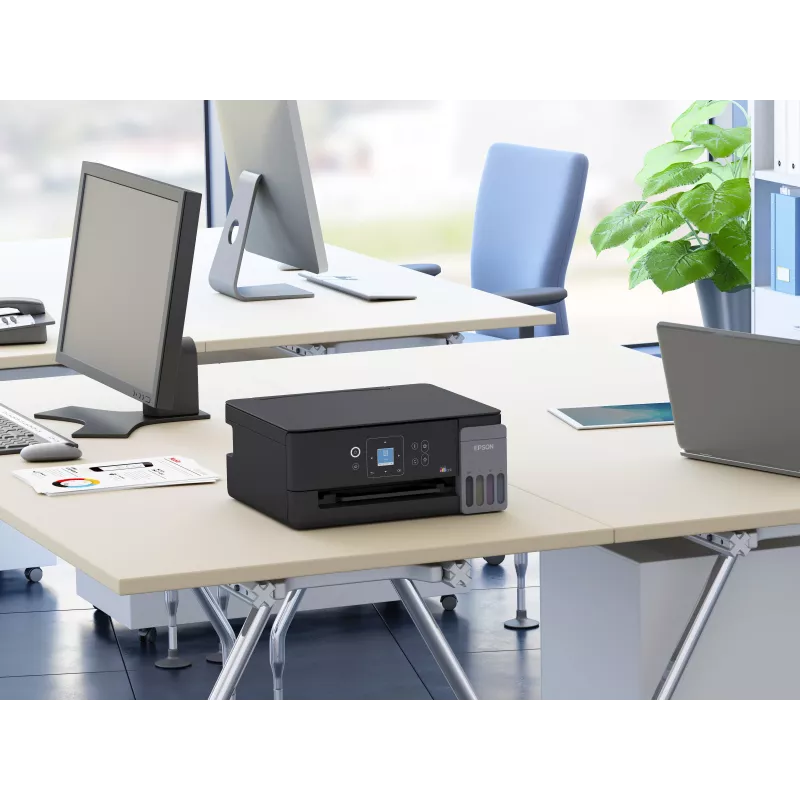 Epson EcoTank L3360 Έγχρωμος Πολυλειτουργικός Εκτυπωτής Inkjet (A4, Wi-Fi, Μαύρο)