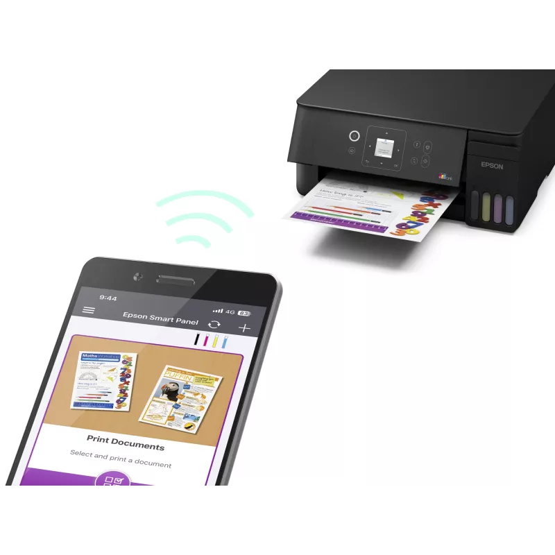 Epson EcoTank L3362 Έγχρωμος πολυλειτουργικός εκτυπωτής inkjet (A4, Wi-Fi, μαύρο)